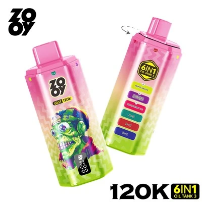 ZOOY VAPE 6 IN 1 รสชาติ 120000พัฟ